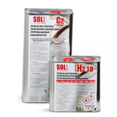Soll Lac acrilic 2K-HS 2:1 SOLL C2 cu intaritor rapid H2 25 7,5 L