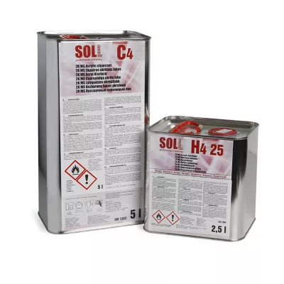 SOLL Lac acrilic 2K-MS 2:1 SOLL C4 cu intaritor normal H4 25; 7,5 L