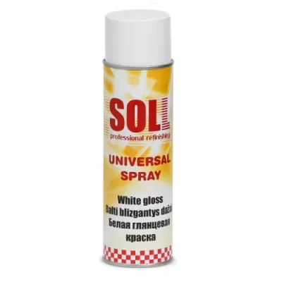 SOLL Spray vopsea alba lucioasa 500 ML