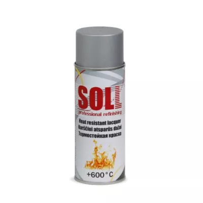SOLL Spray vopsea argintie rezistenta la 6000C 400 ML
