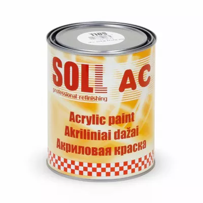 SOLL Vopsea ready-mix acrilica 2K - LADA 1035 GALBEN TAXI 1L