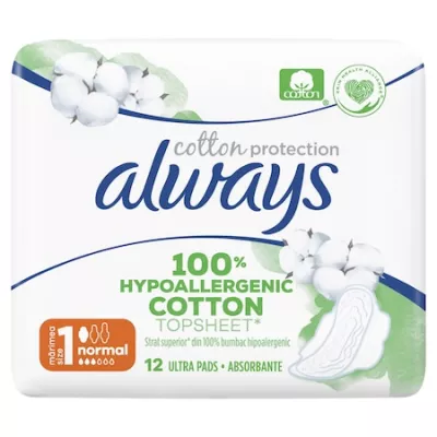 Always Naturals cotton protection normal x 12