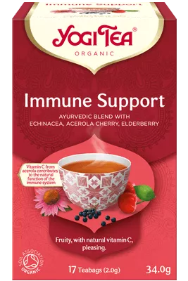 Yogi Tea Ceai sprijin imunitar Bio 2g x17plicuri, 34g