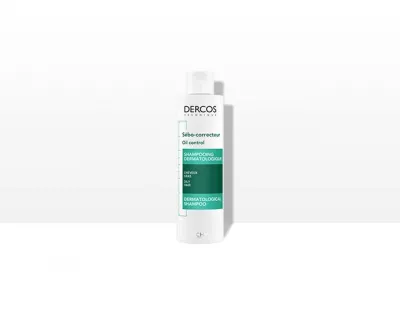 Vichy Dercos sampon-tratament sebocorector, scalp cu exces de sebum, 200ml