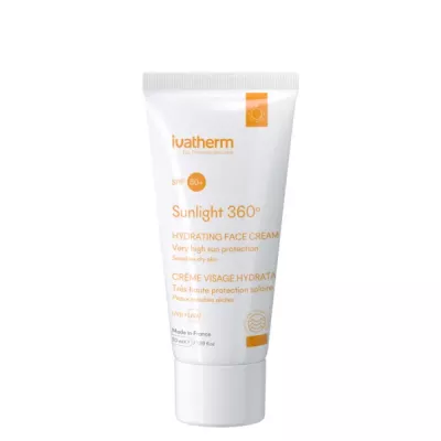Ivatherm Sunlight 360 crema hidratanta pentru fata, piele sensibila uscata SPF 50+ 50ml