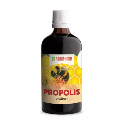 Propolis picaturi 30% (sol. alcoolica 55%) 100ml (Parapharm)