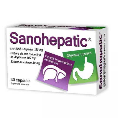 Sanohepatic, 30 capsule, Natur Produkt