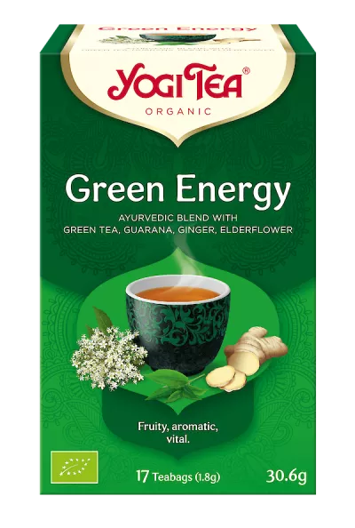 Yogi Tea Bio Ceai energie verde 1,8g x 17pl, 30,6g