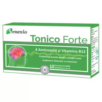 Tonico Forte Benesio x 10fl pulbere + soluție buvabilă