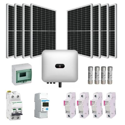 Sistem fotovoltaic, On-grid, Monofazat, 3 kW, Trina Solar
