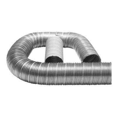 Tub flexibil aluminiu, Niko, lungime 1-3 m, diametru 63