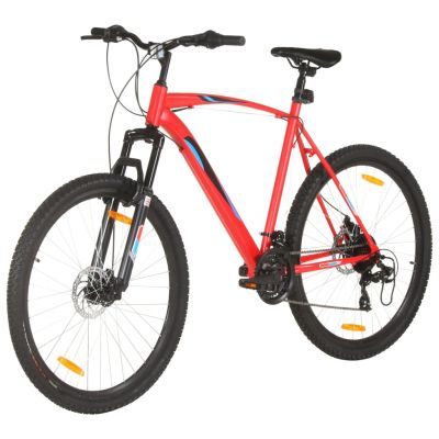 Bicicletă montană, 21 viteze, roată 29 inci, cadru 53 cm, roșu
