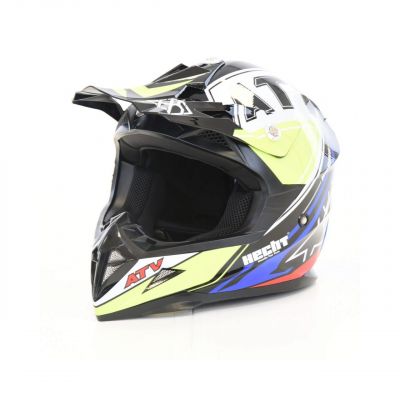 Casca moto ATV integrala HECHT 52915XS, design moto-sport, material ABS, marime XS 53-54 cm, multicolor