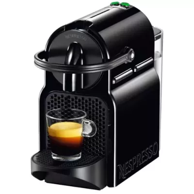 Espressor Nespresso EN80.B Inissia, 19 bar, 1260 W,  0.8 l, Capsule, Negru