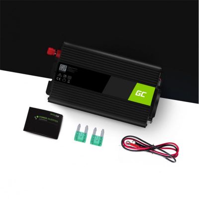 Green Cell - Convertizor de tensiune Inverter Inverter mod UPS 12V la 230V undă sinusoidală pură 300W / 600W pentru pompa de încălzire centrală