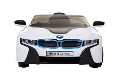 Masinuta electrica cu telecomanda BMW i8 Coupe alb