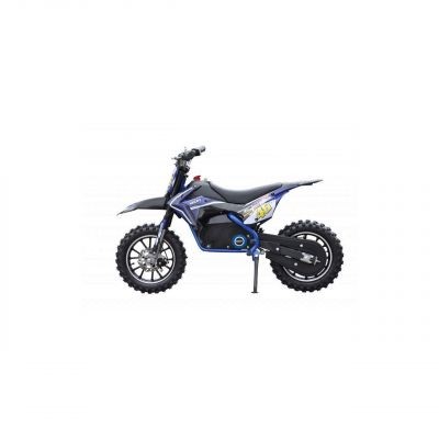 Motocicleta electrica pentru copii HECHT 54502, acumulator 36 V, 8 Ah, motor 500 W, greutate suportata 75 kg, viteza 25 km/h, albastru, varsta 7+ ani