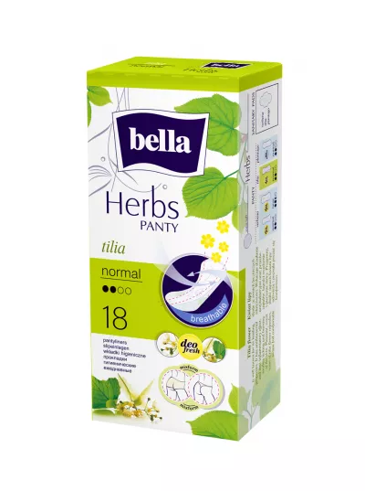 Bella Herbs Panty Floare de tei absorbante zilnice 18 buc