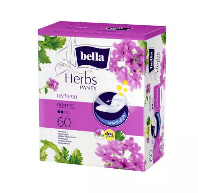 Bella Herbs Panty Verbina absorbante zilnice 60 buc