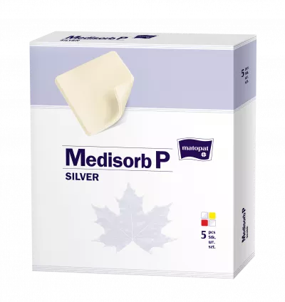 Medisorb P Silver pansament steril 10x10 cm a5