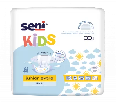 Seni Kids Junior Extra scutece incontinenţă copii 30 buc