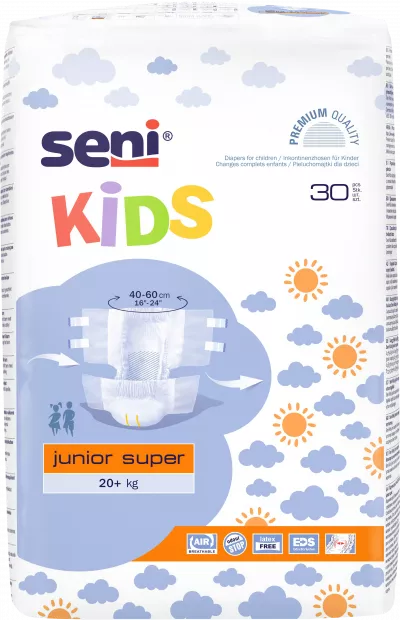 Seni Kids Junior Super scutece incontinenţă copii 30 buc