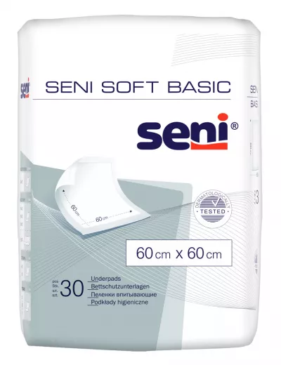 Seni Soft Basic aleze igienice 60x60 cm 30 buc