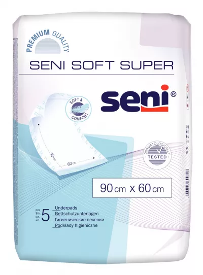 Seni Soft Super aleze igienice 90x60 cm 5 buc