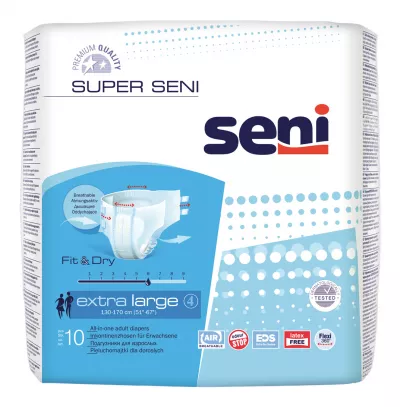 Super Seni Extra Large scutece incontinenţă 10 buc