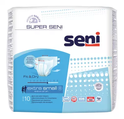Super Seni Extra Small scutece incontinenţă 10 buc