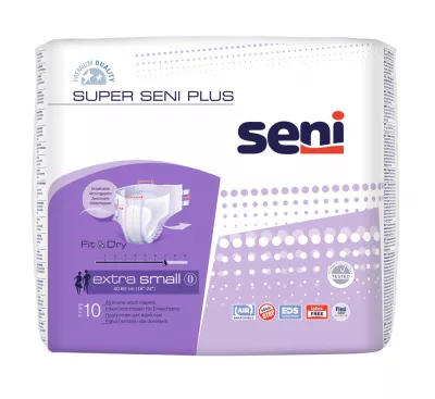 Super Seni Plus Extra Small scutece incontinenţă 10 buc