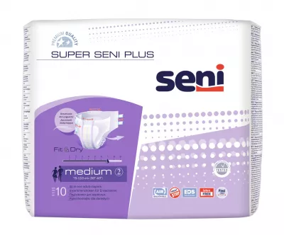 Super Seni Plus Medium scutece incontinenţă 10 buc