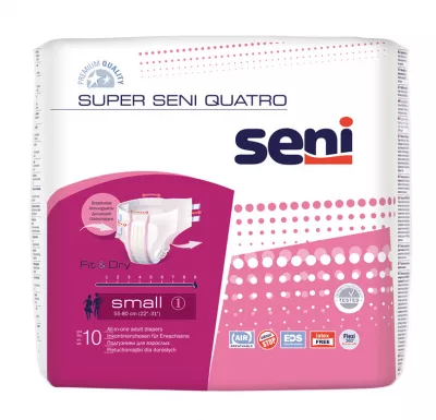 Super Seni Quatro Small scutece incontinenţă 10 buc