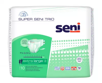 Super Seni Trio Extra Large scutece incontinenţă 10 buc