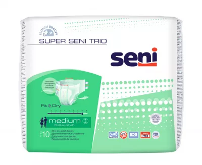 Super Seni Trio Medium scutece incontinenţă 10 buc