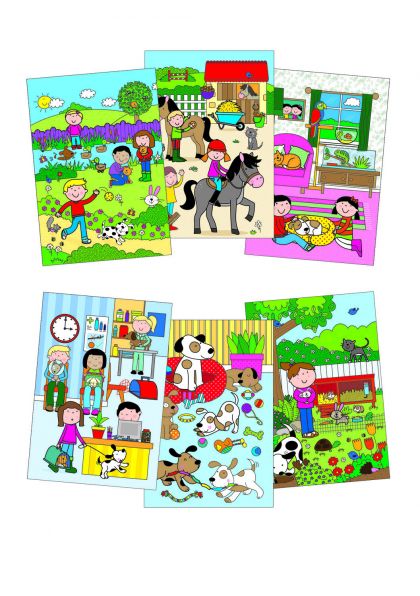Desen Si Pictura Galt Water Magic Carte De Colorat Animale