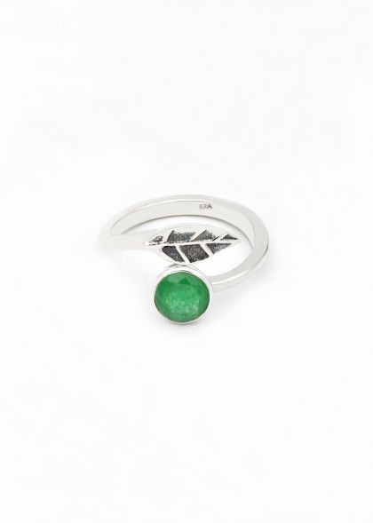Inel din Argint 925 cu Onix Verde 14