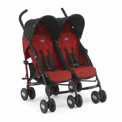 Carucior gemeni Chicco Echo Twin, Garnet, 0luni+