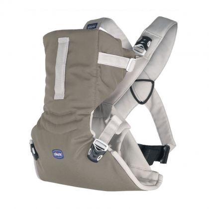 Marsupiu ergonomic Chicco Easy Fit, DarkBeige, 0luni+