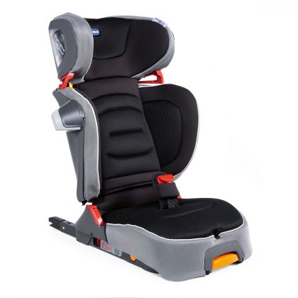 Scaun auto Chicco Fold&Go I-Size Isofix, Polar Silver (Gri), 100-150cm, 3-12ani