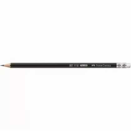 Creion grafit HB cu radiera , ascutit Faber-Castell