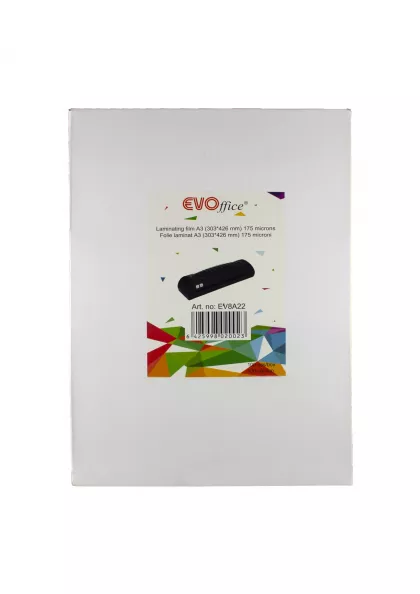 Folie laminat A3 (303*426 mm) 175 microni 100 coli/top EVOffice