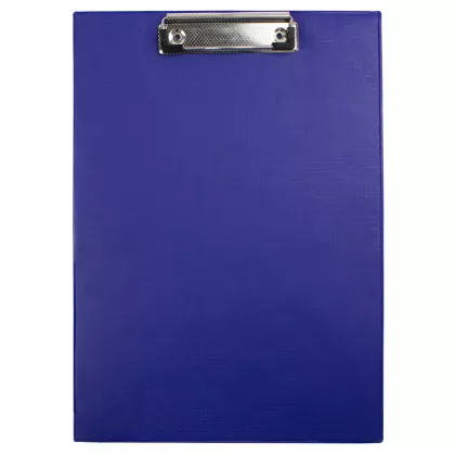 Clipboard carton plastifiat simplu A4 EVOffice - albastru