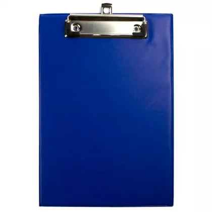 Clipboard carton plastifiat simplu A5 EVOffice - albastru
