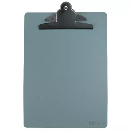 Clipboard plastic simplu A4(320*230mm) cu clema de prindere Jumbo si agatatoare-albastru