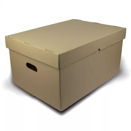 Container arhivare cu capac detasabil, man 538*382*275mm(7 bibl de 7.5cm/3 cut arhiv 15cm)