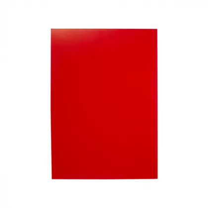Coperti carton color lucios A4, 250g/mp,100 coli/top EVOffice - rosu