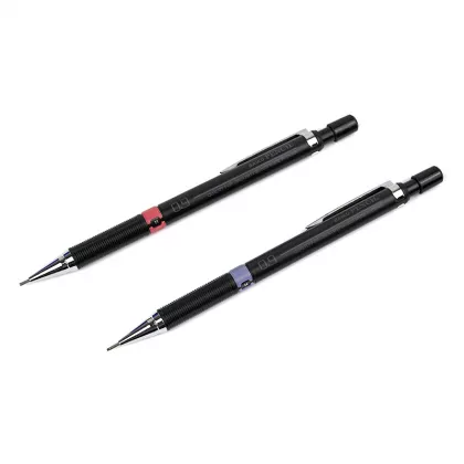 Creion mecanic 0.9mm, accesorii metalice, grip, radiera incorporata No.2028