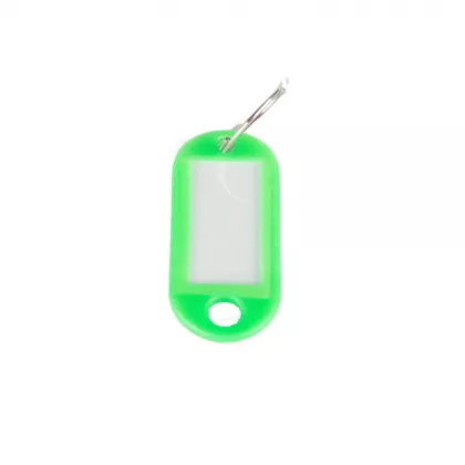 Etichete - suport plastic pentru chei 10buc/set EVOffice - verde