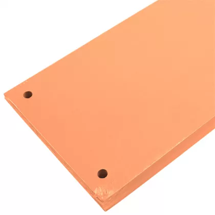 Separatoare carton color cu 2 perforatii,160 gr/mp, 10*24 cm 100 bucati/set EVOffice , orange